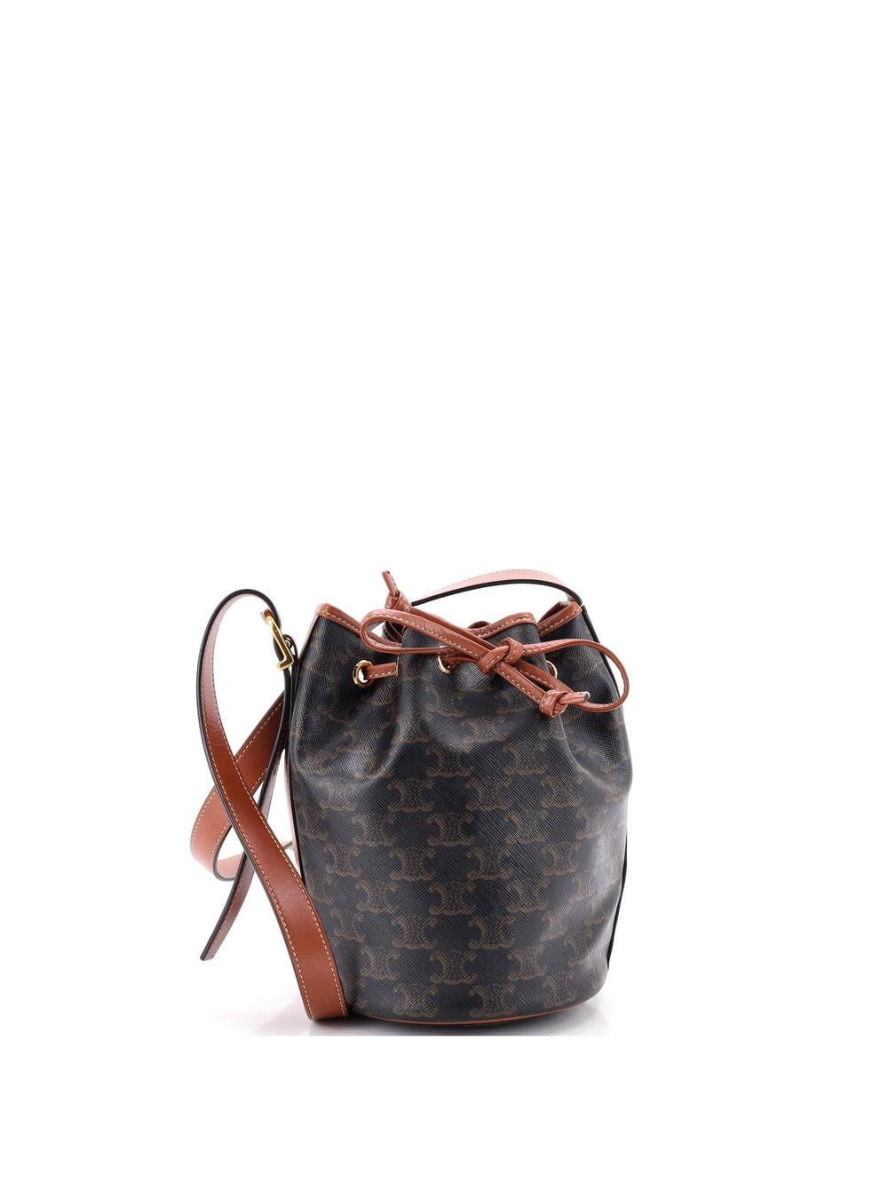 Celine Drawstring Bucket Bag Triomphe #340662C10B